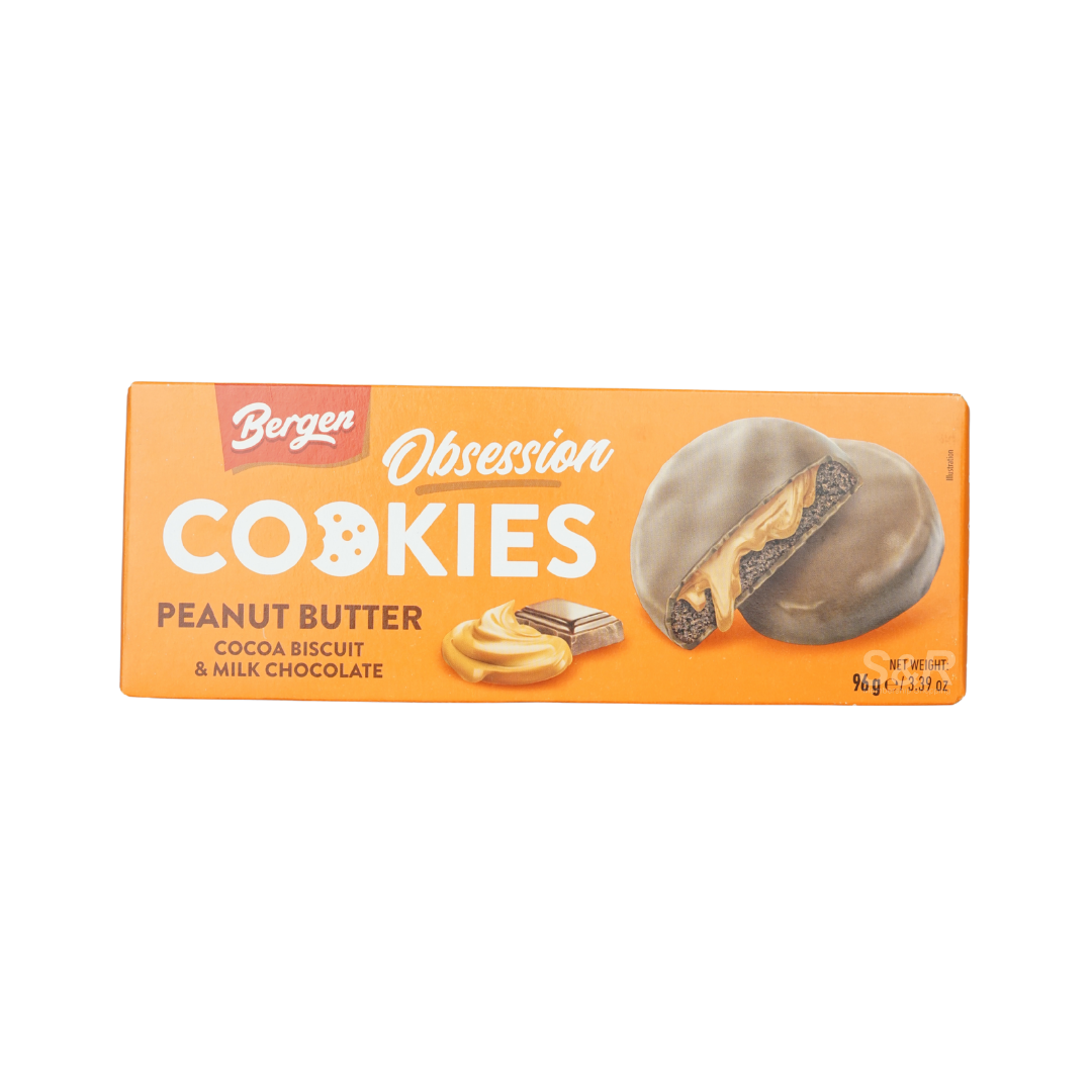Bergen Cookies Peanut Butter Biscuit 96g